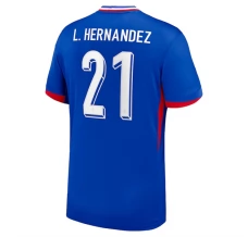 Maglia Francia L.Hernandez 21 Divisa Prima Euro 2024