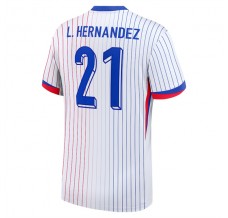 Maglia Francia L.Hernandez 21 Divisa Trasferta Euro 2024