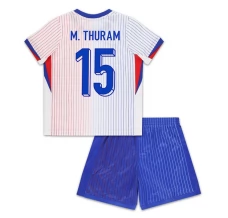 Maglia Francia M.Thuram 15 Bambino Divisa Trasferta Euro 2024