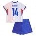 Maglia Francia Rabiot 14 Bambino Divisa Trasferta Euro 2024