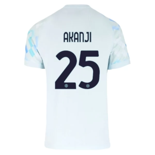 Maglia Gara Inter Milan Akanji 25 Kit Away 2025/26 Maglia Gara Inter Milan Akanji 25 Kit Away 2025/26