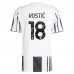 Maglia Gara Juventus FC Kostić 18 Kit Home 2025/26