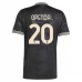 Maglia Gara Juventus FC Openda 20 Kit Third 2025/26