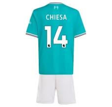 Maglia Gara Liverpool FC Chiesa 14 Kit Third Bambino 2025/26