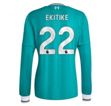 Maglia Gara Liverpool FC Ekitike 22 Kit Third 2025/26 Maniche Lunghe