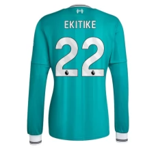 Maglia Gara Liverpool FC Ekitike 22 Kit Third 2025/26 Maniche Lunghe