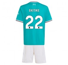 Maglia Gara Liverpool FC Ekitike 22 Kit Third Bambino 2025/26