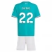Maglia Gara Liverpool FC Ekitike 22 Kit Third Bambino 2025/26