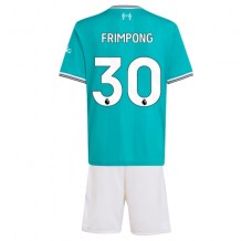 Maglia Gara Liverpool FC Frimpong 30 Kit Third Bambino 2025/26