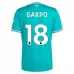 Maglia Gara Liverpool FC Gakpo 18 Kit Third 2025/26