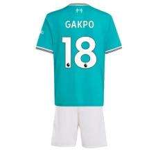 Maglia Gara Liverpool FC Gakpo 18 Kit Third Bambino 2025/26 Maglia Gara Liverpool FC Gakpo 18 Kit Third Bambino 2025/26