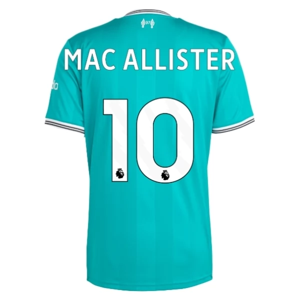 Maglia Gara Liverpool FC Mac Allister 10 Kit Third 2025/26 Maglia Gara Liverpool FC Mac Allister 10 Kit Third 2025/26