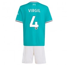 Maglia Gara Liverpool FC Virgil 4 Kit Third Bambino 2025/26