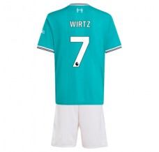 Maglia Gara Liverpool FC Wirtz 7 Kit Third Bambino 2025/26