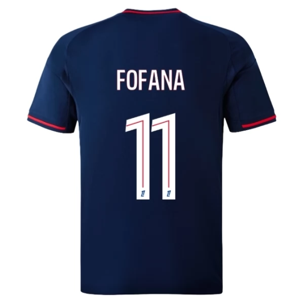 Maglia Gara Olympique Lyonnais Fofana 11 Kit Away 2025/26 Maglia Gara Olympique Lyonnais Fofana 11 Kit Away 2025/26