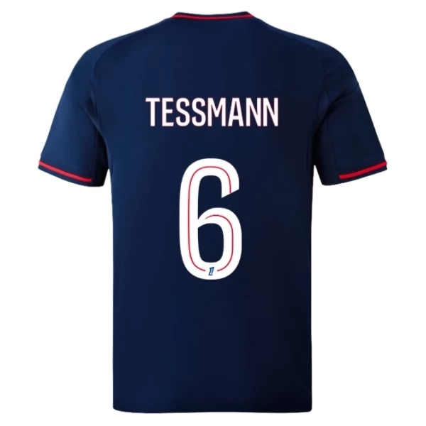 Maglia Gara Olympique Lyonnais Tessmann 6 Kit Away 2025/26 Maglia Gara Olympique Lyonnais Tessmann 6 Kit Away 2025/26