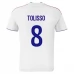 Maglia Gara Olympique Lyonnais Tolisso 8 Kit Home 2025/26 Maglia Gara Olympique Lyonnais Tolisso 8 Kit Home 2025/26