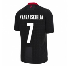 Maglia Georgia Kvaratskhelia 7 Divisa Trasferta Euro 2024