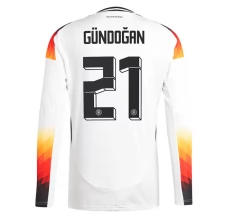 Maglia Germania Gündoğan 21 Divisa Prima Euro 2024 Manica Lunga