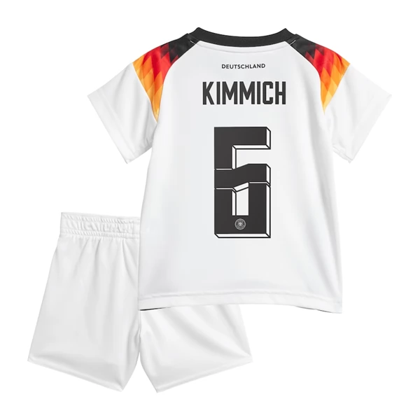 Maglia Germania Kimmich 6 Bambino Divisa Prima Euro 2024 Maglia Germania Kimmich 6 Bambino Divisa Prima Euro 2024