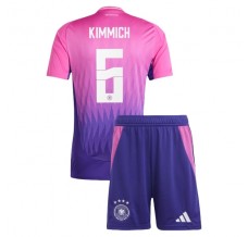Maglia Germania Kimmich 6 Bambino Divisa Trasferta Euro 2024