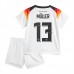 Maglia Germania Müller 13 Bambino Divisa Prima Euro 2024