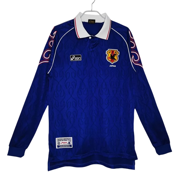 Maglia Giappone Divisa Prima Retro 1998 Manica Lunga Maglia Giappone Divisa Prima Retro 1998 Manica Lunga