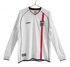 Maglia Inghilterra Divisa Prima Retro 2002 Manica Lunga
