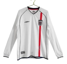 Maglia Inghilterra Divisa Prima Retro 2002 Manica Lunga