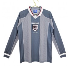 Maglia Inghilterra Divisa Trasferta Retro 1996 Manica Lunga