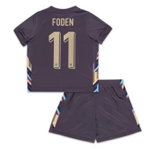 Maglia Inghilterra Foden 11 Bambino Divisa Trasferta Euro 2024