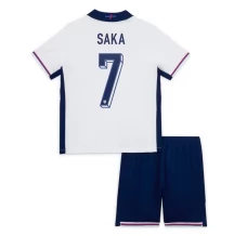Maglia Inghilterra Saka 7 Bambino Divisa Prima Euro 2024