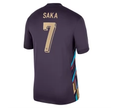 Maglia Inghilterra Saka 7 Divisa Trasferta Euro 2024