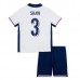 Maglia Inghilterra Shaw 3 Bambino Divisa Prima Euro 2024