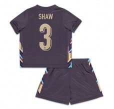 Maglia Inghilterra Shaw 3 Bambino Divisa Trasferta Euro 2024