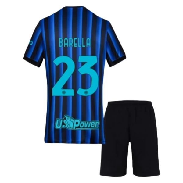 Maglia Inter Milan Barella 23 Bambino Divisa Prima 2025/26 Maglia Inter Milan Barella 23 Bambino Divisa Prima 2025/26