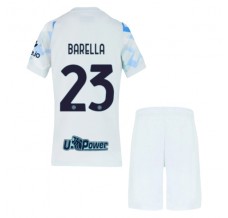 Maglia Inter Milan Barella 23 Bambino Divisa Trasferta 2025/26