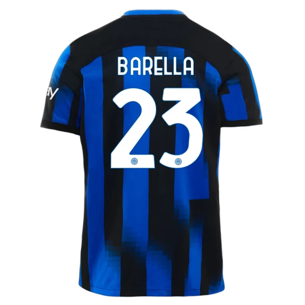 Maglia Inter Milan Barella 23 Divisa Prima 2023/24 Maglia Inter Milan Barella 23 Divisa Prima 2023/24
