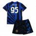 Maglia Inter Milan Bastoni 95 Bambino Divisa Prima 2024/25