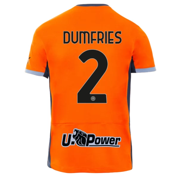Maglia Inter Milan Dumfries 2 Divisa Terza 2023/24 Maglia Inter Milan Dumfries 2 Divisa Terza 2023/24