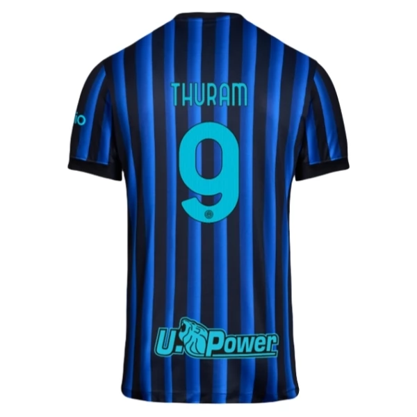 Maglia Inter Milan Thuram 9 Divisa Prima 2025/26 Maglia Inter Milan Thuram 9 Divisa Prima 2025/26