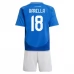 Maglia Italia Barella 18 Bambino Divisa Prima Euro 2024