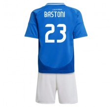 Maglia Italia Bastoni 23 Bambino Divisa Prima Euro 2024