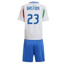 Maglia Italia Bastoni 23 Bambino Divisa Trasferta Euro 2024