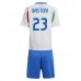 Maglia Italia Bastoni 23 Bambino Divisa Trasferta Euro 2024