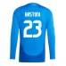 Maglia Italia Bastoni 23 Divisa Prima Euro 2024 Manica Lunga