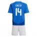 Maglia Italia Chiesa 14 Bambino Divisa Prima Euro 2024