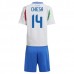 Maglia Italia Chiesa 14 Bambino Divisa Trasferta Euro 2024