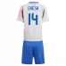 Maglia Italia Chiesa 14 Bambino Divisa Trasferta Euro 2024