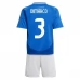 Maglia Italia Dimarco 3 Bambino Divisa Prima Euro 2024